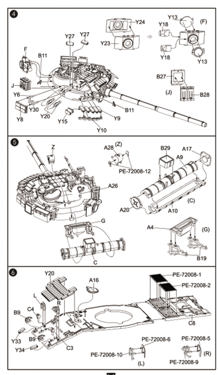Modelcollect UA72193 Soviet T-80 Main Battle Tank 1970S-1990S N in1 1/72 – Bild 10