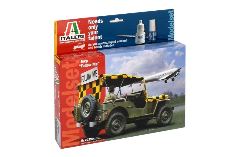 Italeri 70390 JEEP FOLLOW ME MODÈLE (1/35)