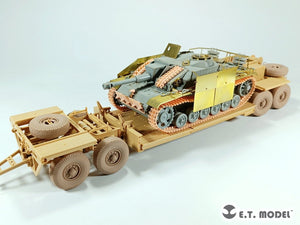E.T. Model P35-123 WWII German Tank Transporter Sd.Ah.116 Sagged wheels For TAMIYA Kit 1/35 – imagen 5
