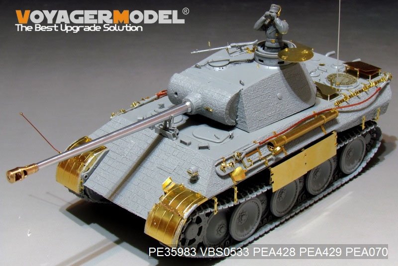 Voyager Model PE35983 WWII German Panther D Tank Late version Basic For TAKOM 2104 1/35 – imagen 10