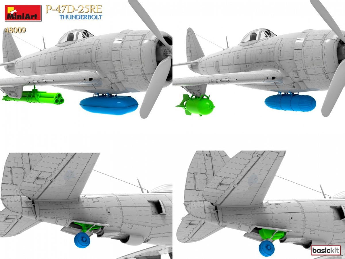 MiniArt 48009 P-47D-25RE THUNDERBOLT. KIT DE BASE 1/48  – image 16