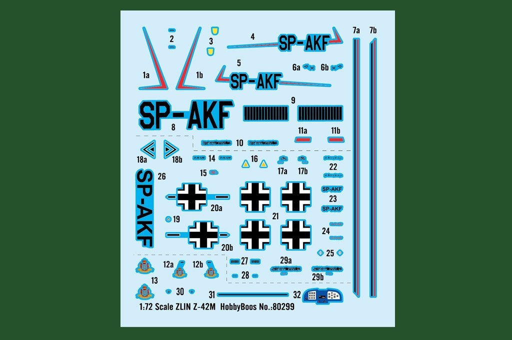 Hobby Boss 80299 ZLIN Z-42M 1/72 – Bild 4