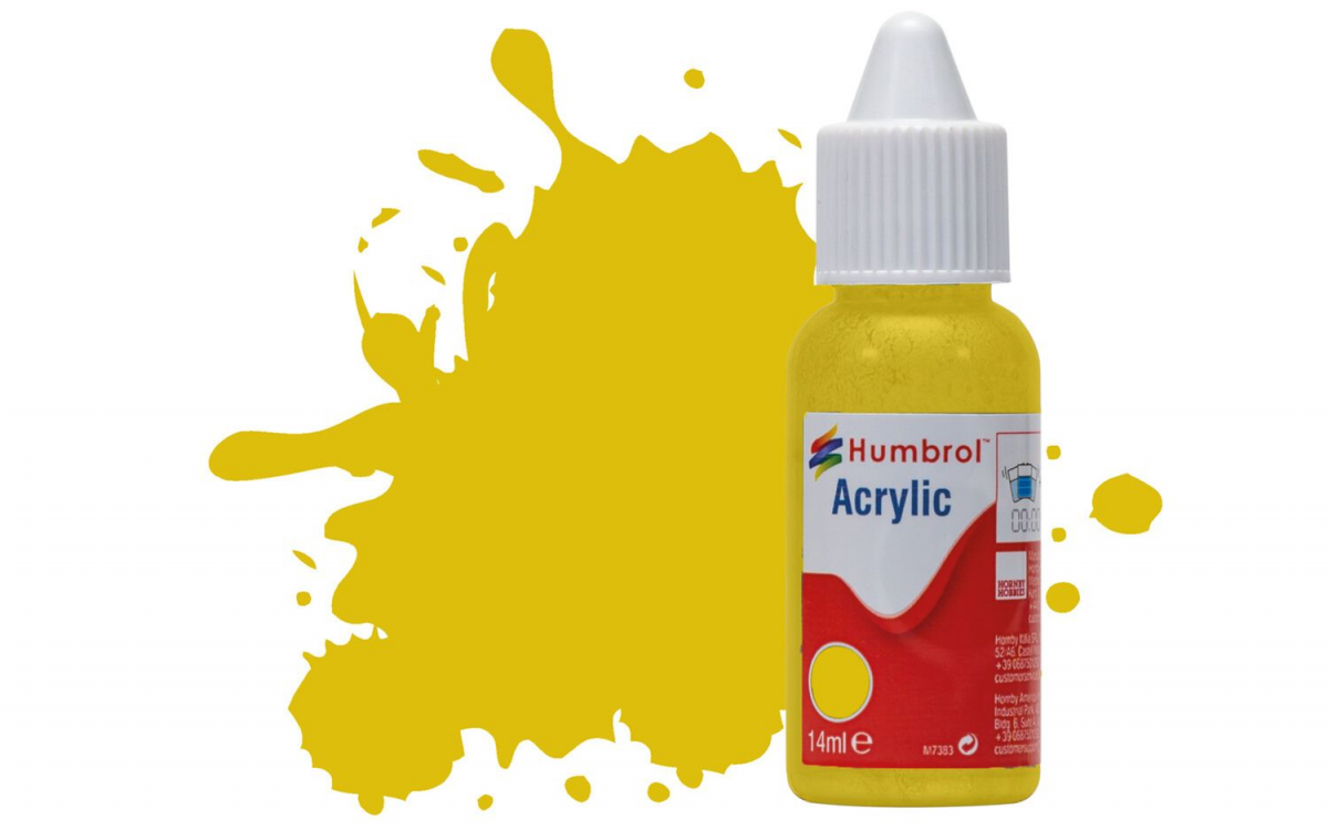 Humbrol DB0081 N° 81 Jaune pâle - Mat - 14 ml 