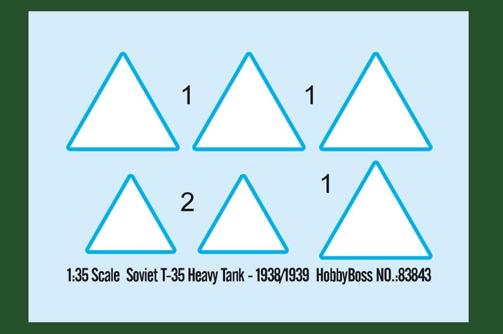 Hobby Boss 83843 Soviet T-35 Heavy Tank 1938/1939 1/35 – imagen 3
