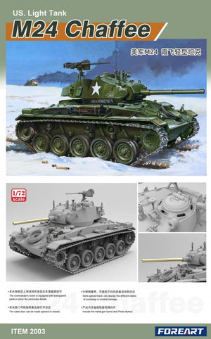 ForeArt 2003 U.S. Light Tank M24 Chaffee 1/72 – Bild 2