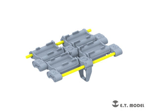 E.T. Model P35-067 Russian T-80 MBT Family Workable Track (Type 1) 3d Printed 1/35 – imagen 2
