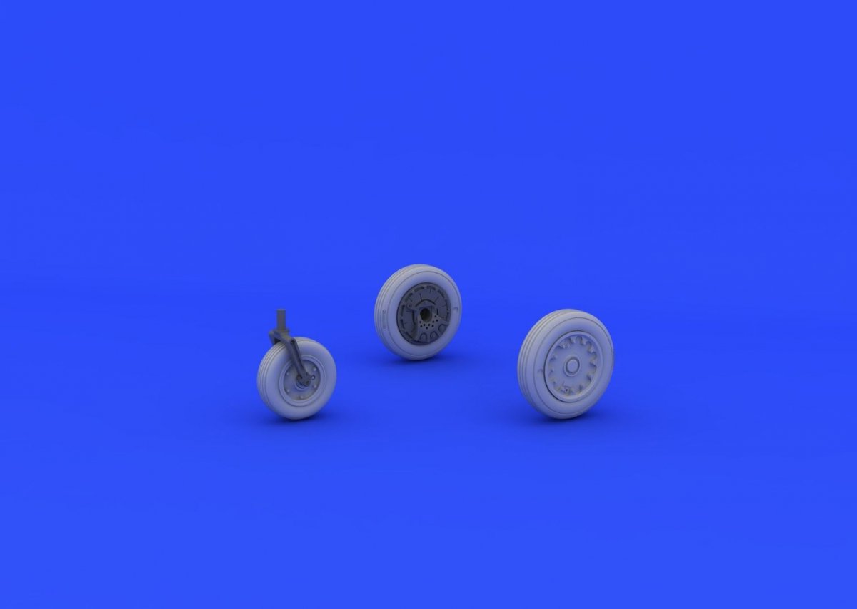 Eduard 648214 A-4E/ F wheels 1/48 (EDUARD, HASEGAWA) – Bild 3