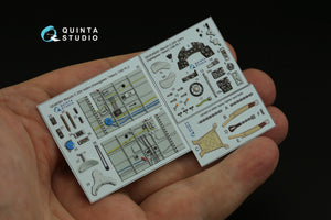 Quinta Studio QD48391 Macchi C.205 Veltro 3D-Printed &amp;amp; coloured Interior on decal paper (Hasegawa/Italeri) 1/48 – imagen 3