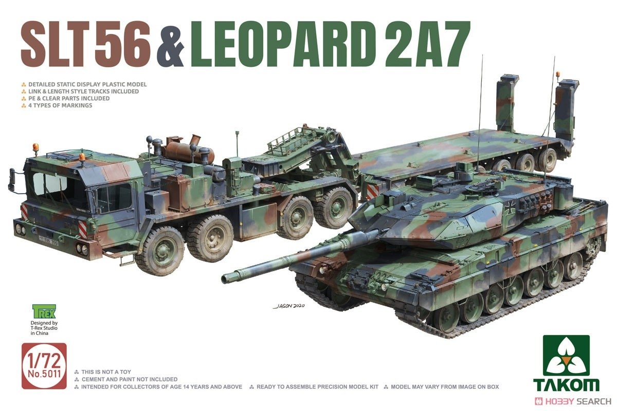 Takom 5011 SLT56 &amp; Léopard 2 A7 1/72 