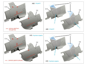 Quinta Studio QP35010 FW 190A-8/R-8 Armor plates (Border Model) 1/35 – immagine 8