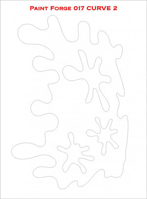 Pochoir Paint Forge PFST017L - Courbe 2  – image 2