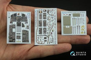 Quinta Studio QD32155 F-15C Early/F-15A/F-15J early 3D-Printed &amp;amp; coloured Interior on decal paper (Tamiya) 1/32 – imagen 2