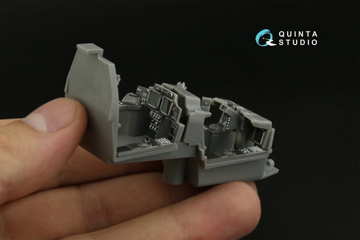Quinta Studio QDS-48362 AH-64D 3D-Printed &amp;amp; coloured Interior on decal paper (Hasegawa) (Small version) 1/48 – imagen 10