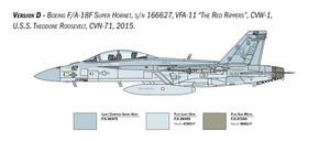 Italeri 2823 F/A-18F U.S. Navy Special Colors 1/48 – immagine 8