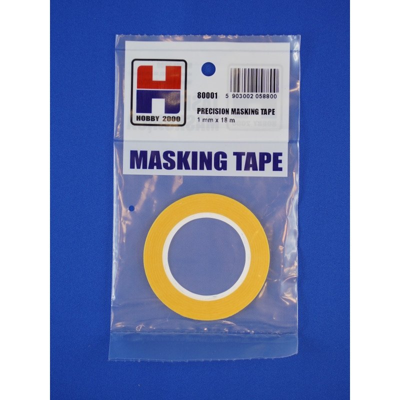Ruban de masquage de précision Hobby 2000 80001, 1 mm x 18 m