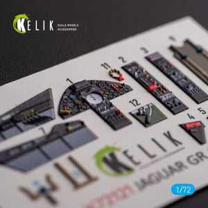 KELIK K72121 Jaguar GR.1/GR.3 - interior 3D decals for Italeri kit 1/72 – imagen 2