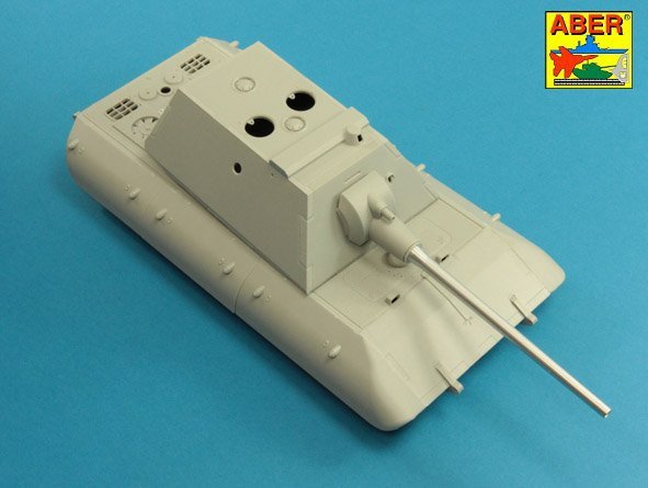 Aber 35L-262 Lufa 128mm do niemieckiego czołgu E-100 z wieżą Krupp 1/35 – Bild 7
