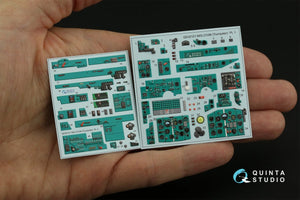 Quinta Studio QDS-32121 MiG-21UM 3D-Printed &amp;amp; coloured Interior on decal paper (Trumpeter) (Small version) 1/32 – Bild 5