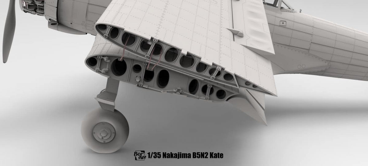 Border Model BF-005 Nakajima B5N2 Type 97 Carrier Attack Bomber &amp;quot;Kate&amp;quot; w/ Full interior 1/35 – zdjęcie 9