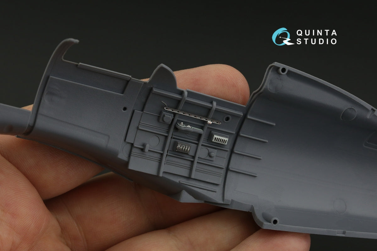 Quinta Studio QD32201 Macchi MC.202 Folgore Early 3D-Printed &amp;amp; coloured Interior on decal paper (Italeri) 1/32 – immagine 6
