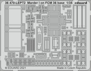 Eduard 36470 Marder I on FCM 36 base ICM 1/35 – imagen 2