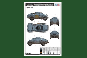 Hobby Boss 83812 allemand Sd.Kfz.221 Leichter Panzerspahwagen (3e série)  – image 3