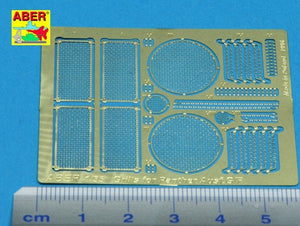 Aber 35G02 Grilles for german tank PzKpfw V Ausf.G/F Panther (Sd.Kfz.181) 1/35 – imagen 2
