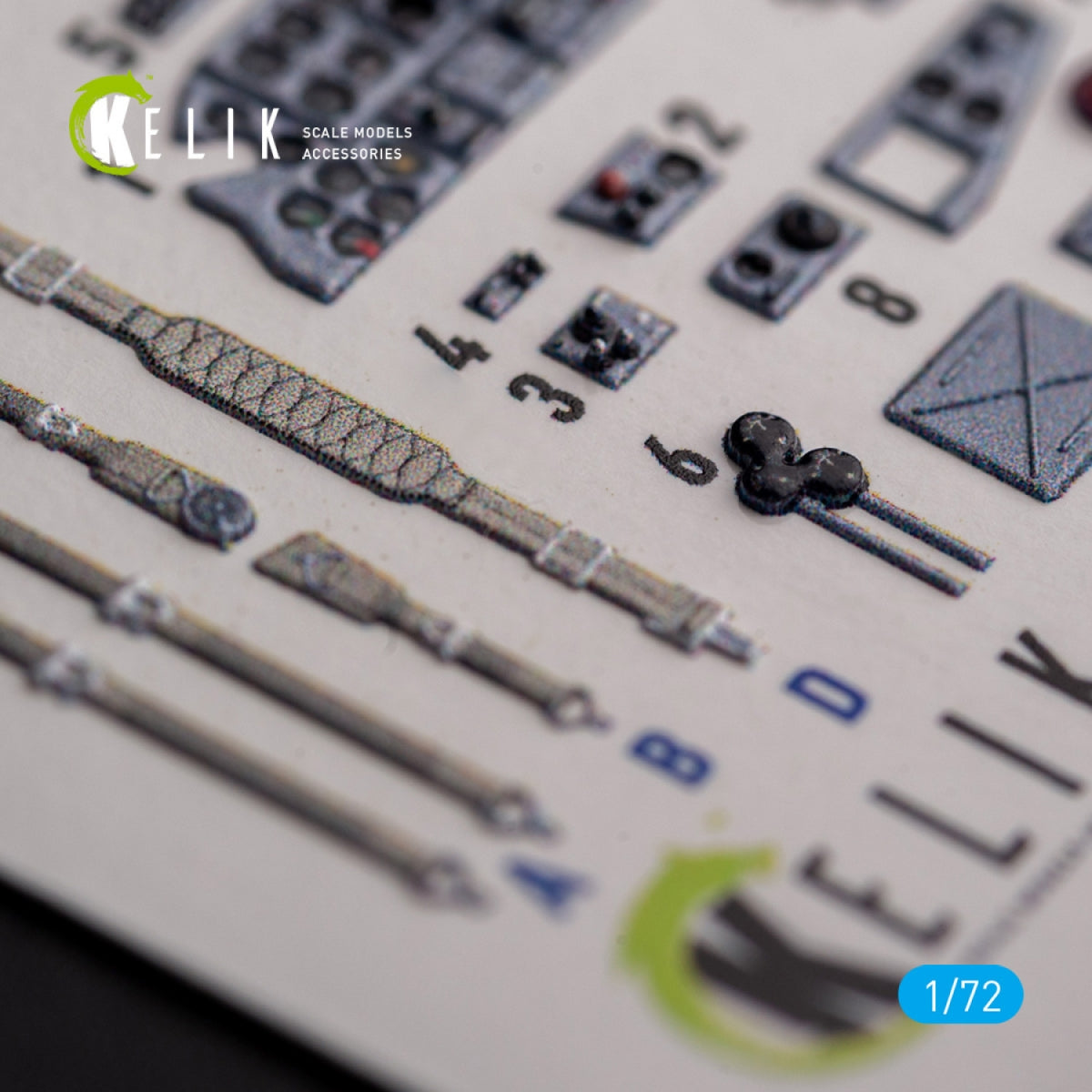 KELIK K72138 Il-2 Shturmovik - stickers 3D intérieurs pour kit Tamiya 1/72 – image 4