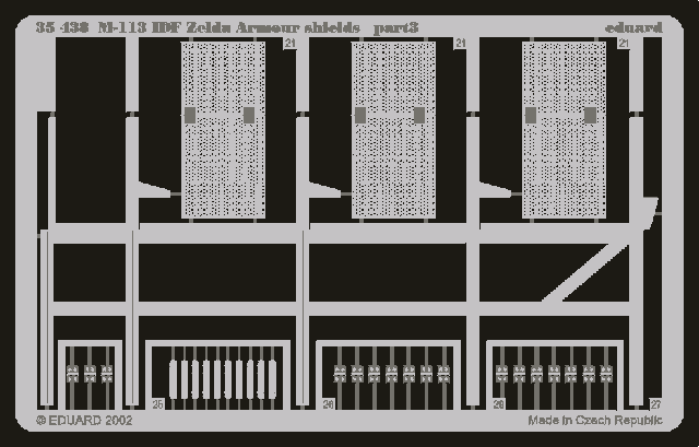 Eduard 35438 M-113 IDF Zelda armour shields 1/35 Academy – imagen 3