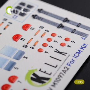 KELIK K35028 HMMWV M1097 3D Decal for ICM kit 1/35 – immagine 6