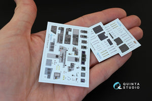 Quinta Studio QD48052 F-15E 3D-Printed &amp;amp; coloured Interior on decal paper (for Revell kit) 1/48 – immagine 4
