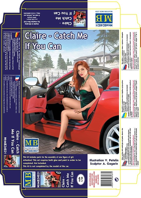 Master Box 24021 Dangerous Curves Series. Claire - Catch Me If You Can 1/24 – imagen 3