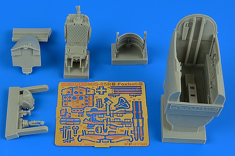 Aires 4790 MiG-25RB Foxbat-B cockpit set 1/48 ICM