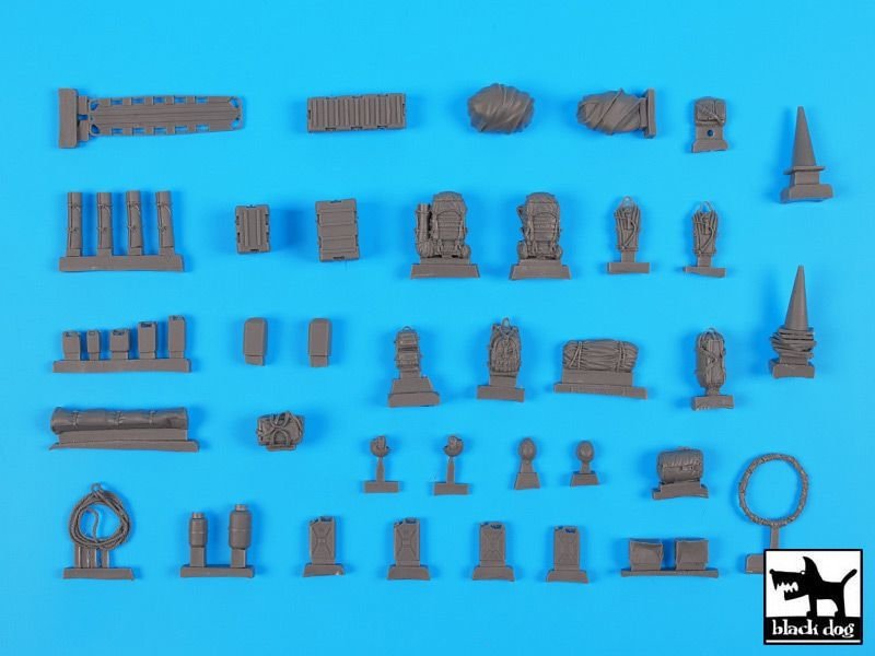 Black Dog T35222 US Modern equipment accessoris set 1/35 – Bild 6