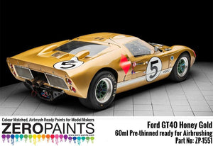Zero Paints ZP-1551 Ford GT40 Honey Gold Paint 60ml – imagen 2