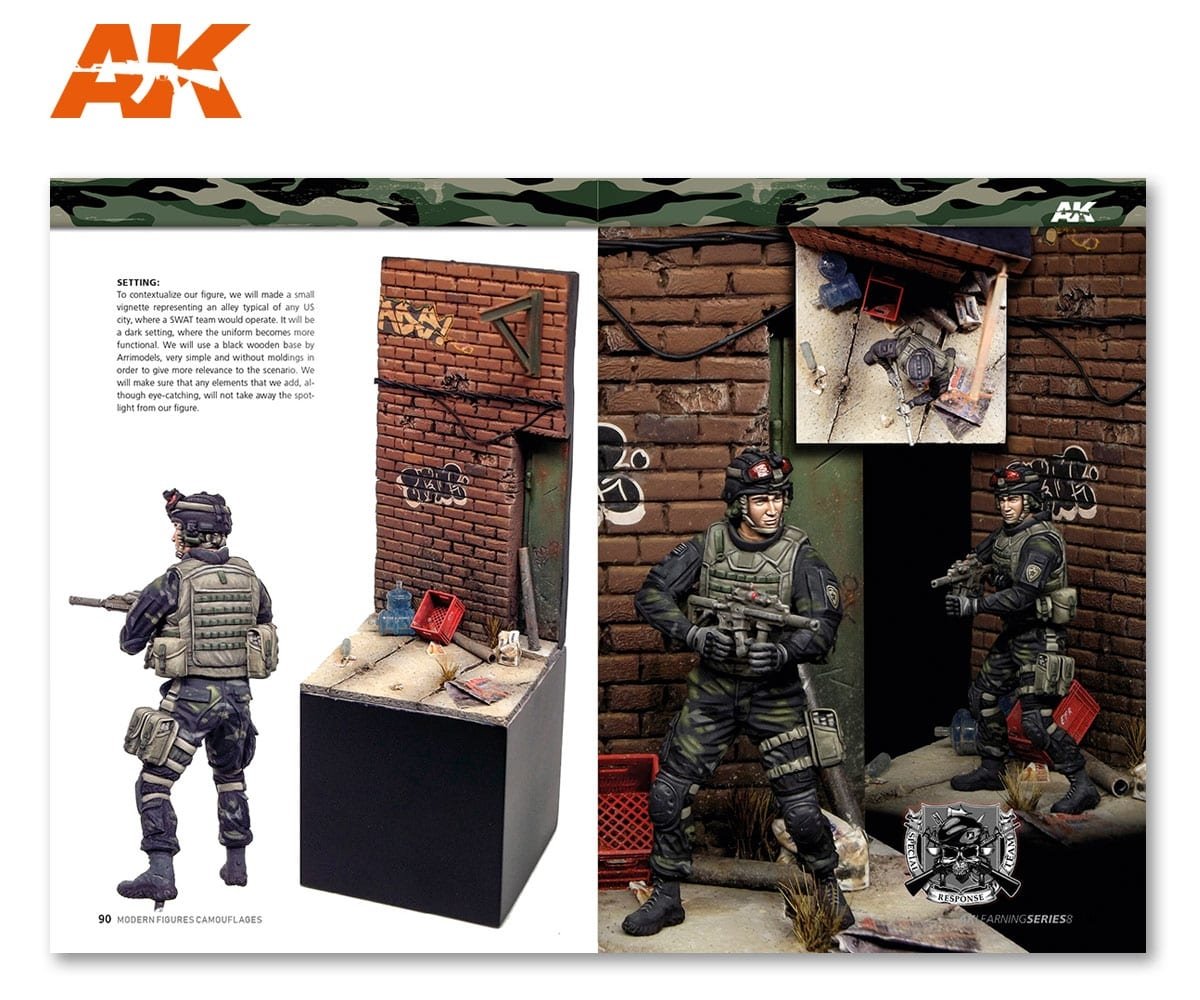 AK Interactive AK247 AK APPRENTISSAGE 08 : CAMOUFLAGES DE FIGURES MODERNES (Anglais) – image 5