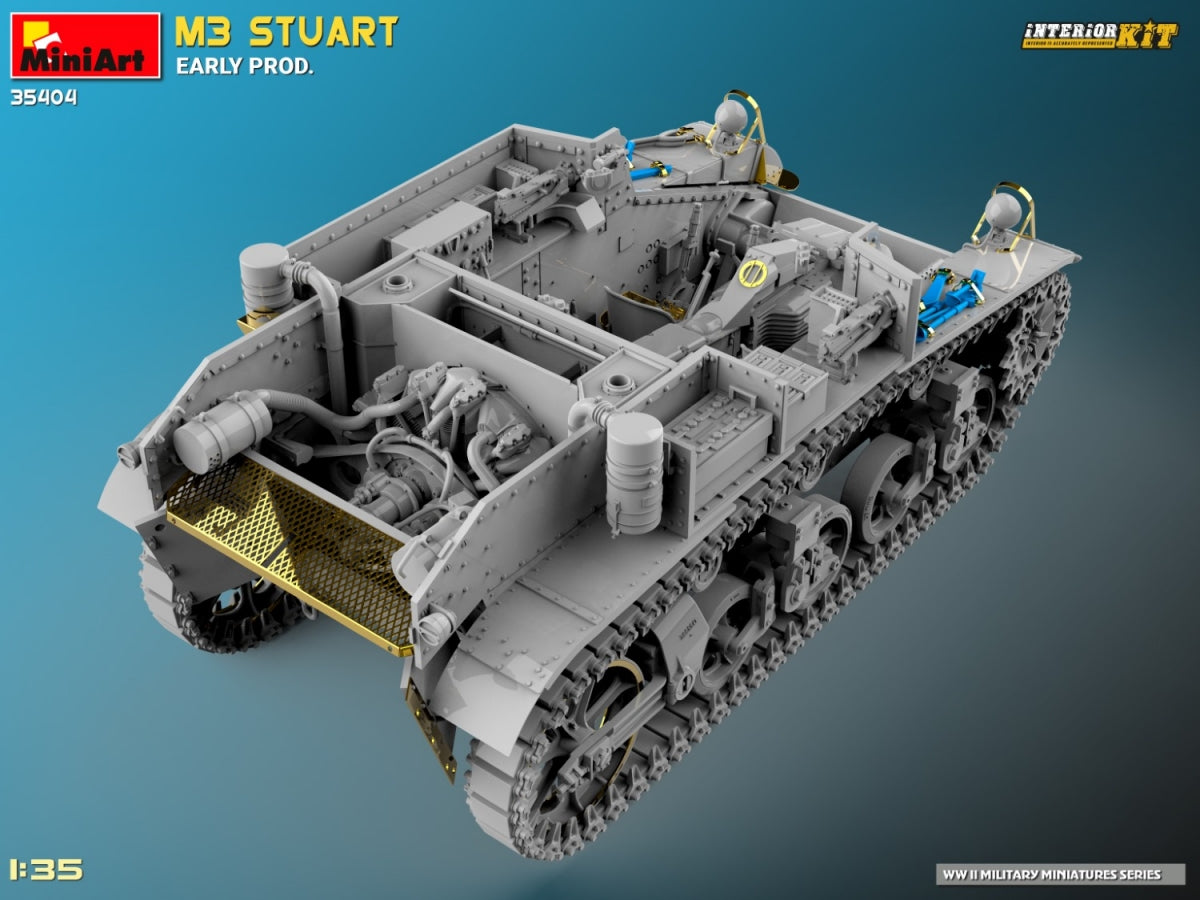 MiniArt 35404 M3 STUART EARLY PROD. INTERIOR KIT 1/35 – image 11
