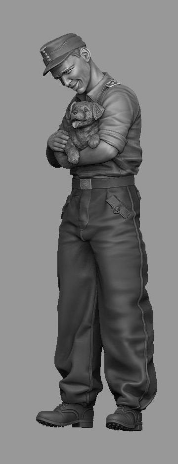 Panzer Art FI35-120 StuG driver with puppy 1/35 – zdjęcie 6