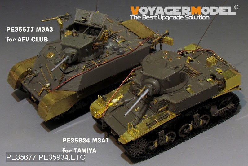 Voyager Model PE35934 WWII US M3 Stuart light tank basic For TAMIYA 35360 1/35 – imagen 19