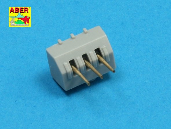 Aber 350L-33 Set of 16 pcs 102 mm type BL Mk.IX barrels for Royal Navy 1/350 – imagen 3