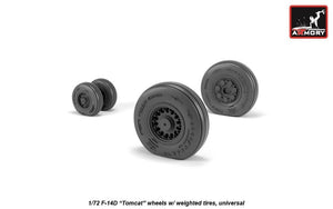 Armory Models AW72332 F-14D Tomcat late type wheels w/ weighted tires 1/72 – imagen 3