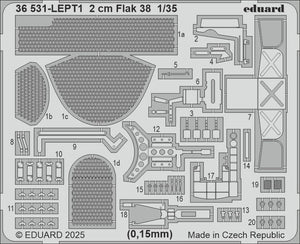 Eduard 36531 2 cm Flak 38 ICM 1/35 – image 2