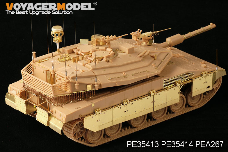 Voyager Model PEA267 IDF Merkava MBT IV WindBreaker Active Protection System (GP) 1/35 – imagen 3