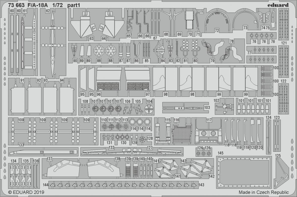 Eduard 73663 F/ A-18A 1/72 ACADEMY – image 3