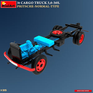 MiniArt 38079 3t CARGO TRUCK 3,6-36S. PRITSCHE-NORMAL-TYPE 1/35 – Bild 6
