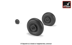 Armory Models AW72056 Iljushin IL-2 Bark late type wheels w/ weighted tires 1/72 – Bild 2