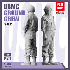 Gloria F35002 USMC Ground Crew Type 2 3D Printed Figures 1/35 – image 2
