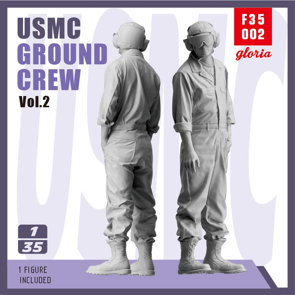 Gloria F35002 USMC Ground Crew Type 2 3D Printed Figures 1/35 – image 2