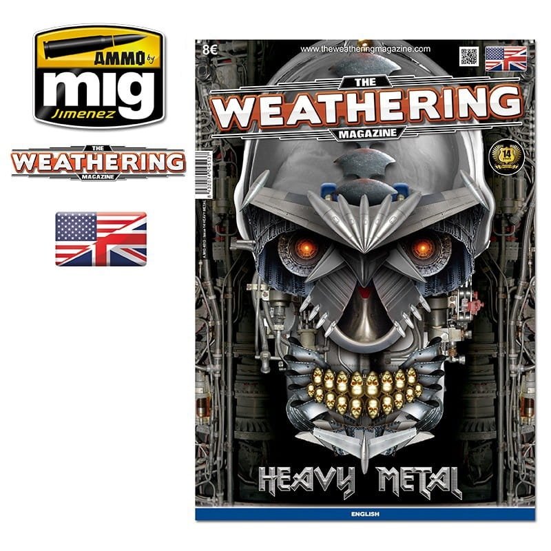 AMMO de Mig Jimenez 4513 - Le magazine Weathering - Heavy Metal (Version anglaise)