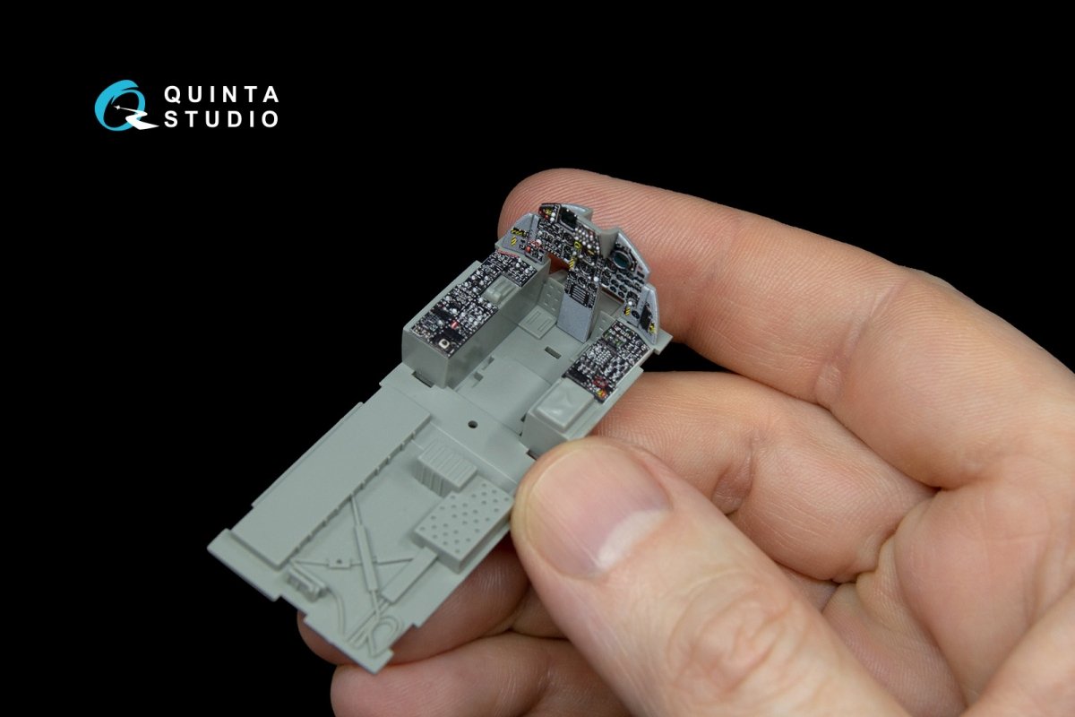 Quinta Studio QD48038 F-15A 3D-Printed &amp;amp; coloured Interior on decal paper (for GWH kit) 1/48 – imagen 4